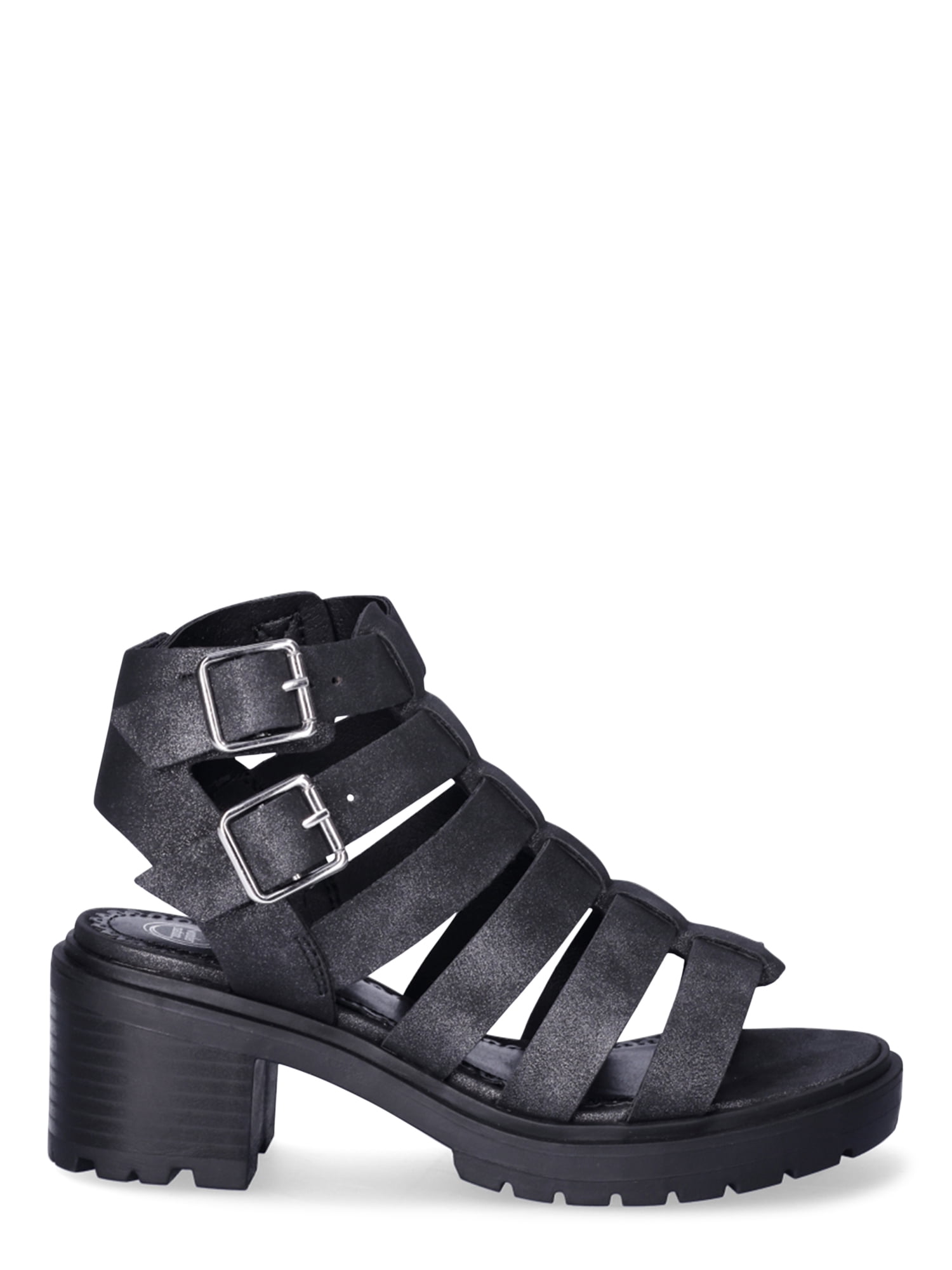 Wonder Nation Little & Big Girl Block Heel Sandal