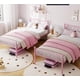 thumbnail image 3 of Yeshouse estructura de cama individual de metal con cabecero y piecero de diseño de corazón, plataforma con listones resistentes, espacio de almacenamiento bajo la cama, no requiere somier, 3 of 7