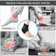 thumbnail image 5 of Jinsinto Adjustable Ankle Brace, 1 Pieces Sport Ankle Brace, Men & Women Sports Ankle Brace, Elastic Ankle Support, Ankle Protection for Sports Practice, One Size, Blue, 5 of 5