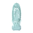 thumbnail image 2 of Estatua católica de resina de la Virgen María, figura religiosa, regalo de Navidad, decoración del hogar Verde, 2 of 9