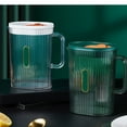 thumbnail image 4 of Aminojy Litre Plastic Pitcher with Lid BPA-FREE Eco-Friendly Carafes Mix Drinks Water Jug for Hot/Cold Lemonade Juice Beverage Jar Ice Tea Kettle, 4 of 6