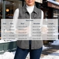 thumbnail image 3 of VBVC Women's Sleeveless Curved Hem Denim Vest , Button Down Jean Vest For Women, S-2XL, 3 of 8