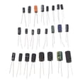 thumbnail image 1 of Condensadores, Condensador Electrolítico De 16V-50V Amplia Aplicación De Aluminio 24 Valores 500 Piezas De Baja Pérdida Para TV, 1 of 7
