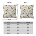 thumbnail image 2 of Yiaed Winter Christmas And New Year Deer Print Pillow Covers Super Soft Decorative Square Throw Pillow Covers Case Cushion Covers for Sofa Couch Bedroom Car Decor（No pillow core）-12"x12", 2 of 7