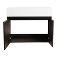 thumbnail image 6 of 30 Inch Bathroom Vanity with Thick Edge Resin Sink, Eco - Friendly, Wall - Mounted for Organizing Small Bathrooms, 6 of 7