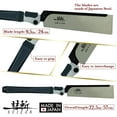 thumbnail image 3 of SUIZAN Folding Dozuki Dovetail Saw 9.5" Crosscut - Professional Japanese Pullsaw Handsaw Woodworking Tools, 3 of 7
