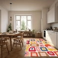 thumbnail image 6 of 6'x9' washable carpet area carpet for living room abstract area rug non slip area rug office area rug for rolling chair, 6 of 10