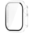 thumbnail image 1 of Funda Tempe Glass PC para Watch Series 10 42MM (Transparente) Rojo Blanco, 1 of 3