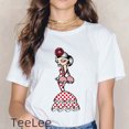 thumbnail image 3 of Camisetas con estampado de Flamenco de España para mujer, camisetas de bailarina, camiseta de Manga de verano, camiseta divertida con gráfico para mujer, 3 of 5