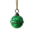 thumbnail image 2 of Eoozwa 2 Packs Vintage Metal Christmas Ball Ornament with Rust Proof Finish, Indoor Outdoor Holiday Decor for Tree Wall Door, Festive Hanging Pendant for Home Garden Party Decoration, 2 of 3
