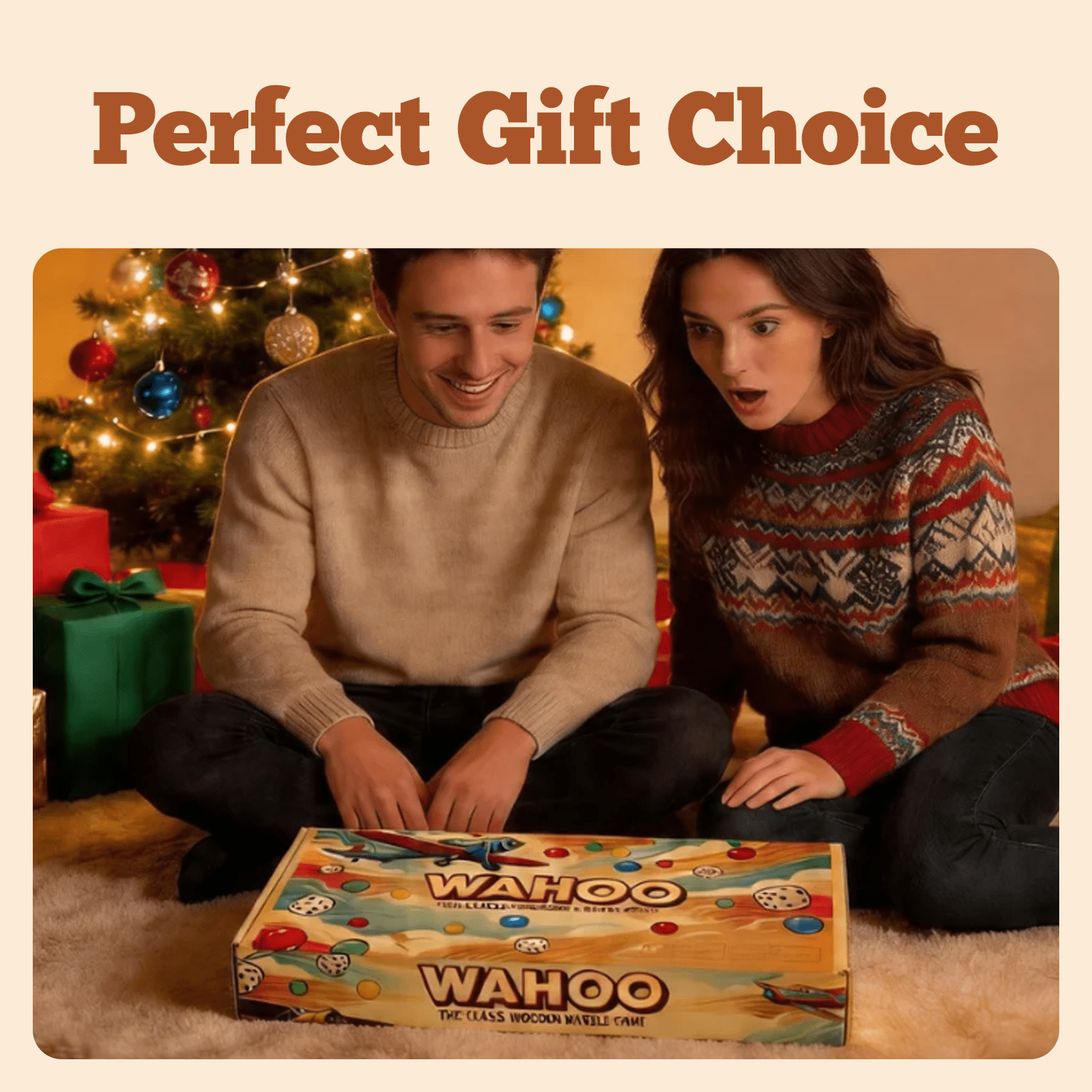 Grhonior Folding Wooden Wahoo Aggravation Marble Board Game Set Classic 6 Player with Integrated Accessory Storage 1 Pack Large 21 Inch