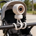 thumbnail image 4 of Mini Portable Stroller Fan, Stroller Fans Clip On, Quiet USB-C Rechargeable Baby Fan, Auto Oscillation, Flexible Tripod, for Car Seat Crib, 4 of 6