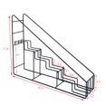 thumbnail image 2 of FixtureDisplays® Coffee Syrup Bottle Rack Wire Rack Bottle Glorifier Display Stand Rack Bar Liquor Display 10031, 2 of 5