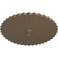 thumbnail image 3 of 47 5/8"OD x 2"P Shakuras Ceiling Medallion (For Canopies up to 6 1/2"), Hand-Painted Warm Silver, 3 of 5