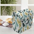 thumbnail image 3 of Feather Stand Mixer Cover, Hand Drawn Retro Motifs Doodle Composition, Kitchen Appliance Organizer Bag Cover with Pockets, 5 Quarts, Dark Blue Mustard, by Ambesonne, 3 of 4