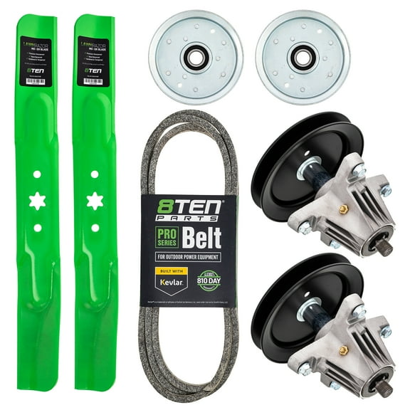 8TEN Blade Belt Spindle Idler Kit for MTD Columbia 42 inch YT4218 MK1005707