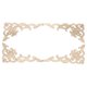 thumbnail image 5 of Aplique de madera de caucho tallada, calcomanía para muebles, color madera, 40 x 12 cm, 5 of 5