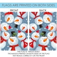 thumbnail image 5 of Toland Home Garden Snowman Selfie Snow Winter Flag Double Sided 12x18 Inch, 5 of 5