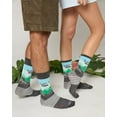 thumbnail image 3 of MeMoi Women's Take A Hike Rayon From Bamboo Crew Socks - Womens - Female, 9-11, Charcoal Heather, 3 of 3