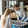 thumbnail image 2 of Costway Foosball Table Game Set with 2 Footballs, Smooth Handle, 18 Realistic Players, 2 of 10