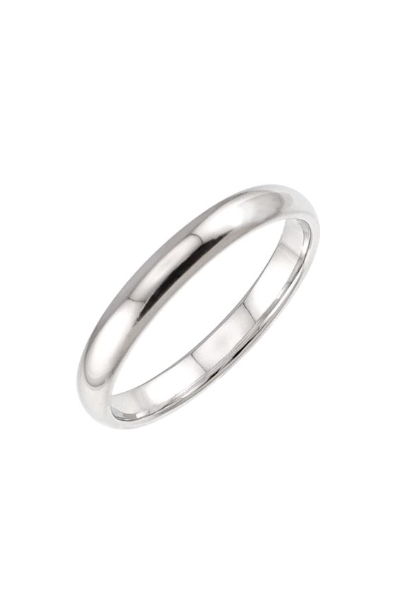 Pre-Owned Van Cleef & Arpels Tendrement #58 Ring, 3mm wide, Platinum.