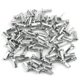 thumbnail image 2 of Pezones de bicicleta de metal para radios de 14 G y 2 mm, piezas de ciclismo de montaña, color plateado, 100 unidades, 2 of 2