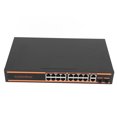 thumbnail image 2 of Poe Switch, 16 Gigabit Ports EU Plug 100m Poe Switch  For Office For Home, 2 of 8