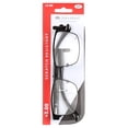 thumbnail image 4 of M+ Men's Ash +3.00 Rectangle Reading Glasses with Case, Black Matte, 4 of 6