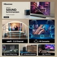 thumbnail image 3 of Restored Hisense AX3120Q 3.1.2 Channel Sound Bar with Wireless Subwoofer, Dolby Atmos & DTS:X, Bluetooth 5.3, Roku TV Ready, 3 of 13