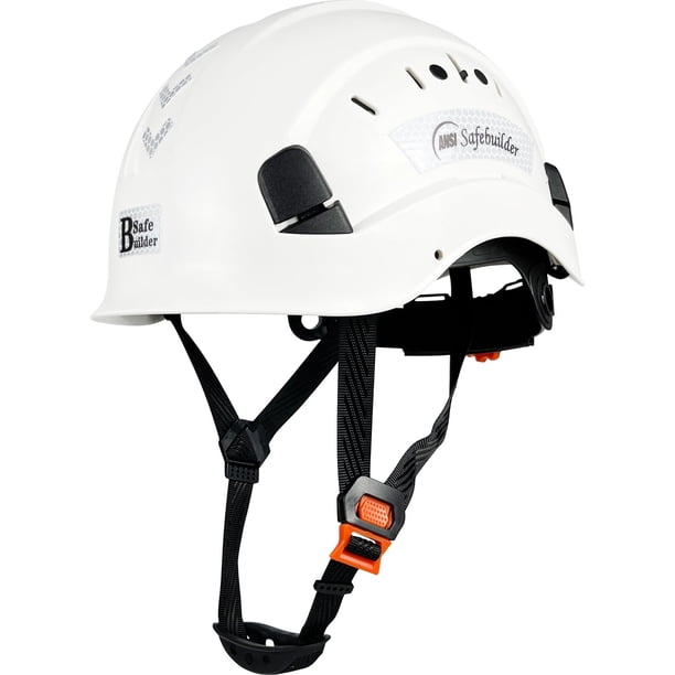 Casco de seguridad SAFEBUILDER ABS para construcción, blanco