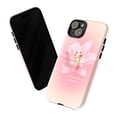 thumbnail image 3 of Pink Lily with Jesus Is My Saviour Phone Case, Aesthetic Christian Flower Cover for iPhone 17 16 15 14 13 12 11 Pro Plus, 3 of 6