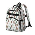 thumbnail image 2 of Bigfoot and Tree White Pattern Cute School Backpack Bag for School with Padded Back and Adjustable Shoulder Straps 15.25"x11.5"x5.25", 2 of 5