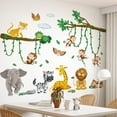 thumbnail image 6 of WEISIPU Jungle Animals Party Nursery Decor Kids Removable Wall Stickers Decals Monkeys, 6 of 7