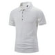 thumbnail image 3 of pstuiky Camisas casuales de manga corta para hombre, Camiseta informal de manga corta con cuello de solapa y botones lisos para hombre ropa de hombre xl, 3 of 8