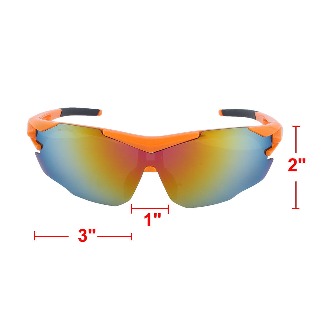 orange lens cycling glasses
