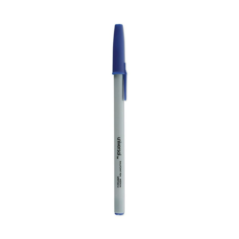 Ballpoint Pen Value Pack, Stick, Medium 1 mm, Blue Ink, Gray/Blue Barrel, 60/Pack Ballpoint Pen Value Pack, Stick, Medium 1 mm, Blue Ink, Gray/Blue Barrel, 60/Pack