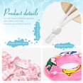 thumbnail image 5 of KuKeDi 7 inch Mini Desk Goose Outfit Set, Beach Clothes with Swimsuit Hat Sunglasses and Swim Ring Accessories, 5 of 6