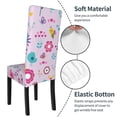 thumbnail image 6 of ZICANCN Retro Spring Nature Pattern Chair Protectors Seat Covers , Dining Chair Slipcovers for Dining Room Hotel Kitchen Birds Floral Flowers, 6 of 8
