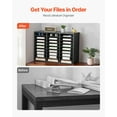 thumbnail image 4 of VEVOR Literature Organizer, 27 Compartments Office Mailbox with Removable Shelves, Wooden Mailbox Sorter Particle Board Office Home Classroom Storage, File Sorter for Files, Documents, Papers, Black, 4 of 18