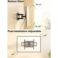 thumbnail image 4 of USX Mount Soporte de pared para TV de movimiento completo con certificación UL para la mayoría de televisores de 37 a 86 pulgadas, soporte giratorio e inclinable con brazos articulados dobles de hasta, 4 of 5