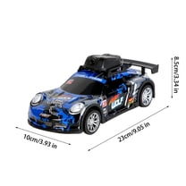 Remote Control Car, 1/22 Scale Light Up Racing Car Toys, RC Car for Kids with Cool Led Lights, Hobby RC Cars Toys Birthday Gifts for 3 4 5 6 7 8 Year Old Boys Girls on