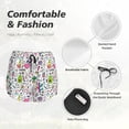 thumbnail image 6 of Fotbe Fun Animal with Unicorn Womens High Waist Running Shorts Athletic Workout Quick Dry Shorts for Women with Pockets Gym Yoga Summer Shorts-Small, 6 of 9