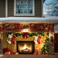 thumbnail image 3 of Cheapark Extra Large Christmas Garage Door Banner - Festive Yard & Porch Backcloth, Durable Fabric for Outdoor Holiday Party Decorations, 3 of 6