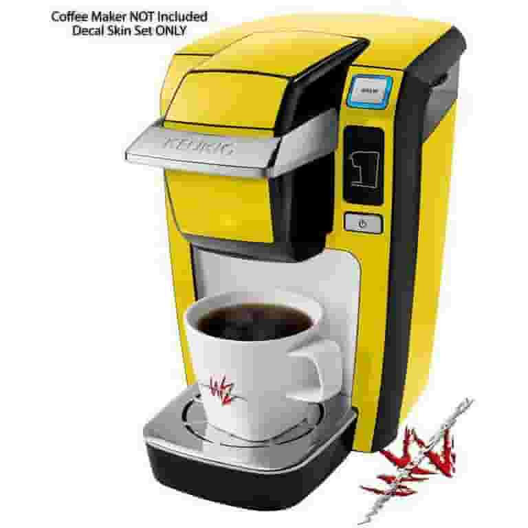 Solids Collection Yellow Decal Style Vinyl Skin fits Keurig K10