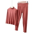 thumbnail image 5 of Tweang Thermal Base Layer Women Thermals for Women Long Johns Women Womens Thermal Underwear Sets Womens Long Johns Thermal Sets Cold Weather Top Bottom Red XL-8XL, 5 of 5
