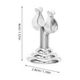 thumbnail image 2 of Pawsdot Silver Stainless Steel Menu Stand Table Number Holder for Cards 3Pcs, 2 of 8