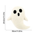 thumbnail image 3 of Halloween pillows Ghost Pillows Halloween Throw Pillows for Sofa Bed Couch Ghost Decor Stuffed for Halloween Party Outdoor Home Decorations Cushion，halloween throw pillows-A, 3 of 7