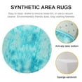 thumbnail image 3 of Blue Round Rug for Bedroom,Fluffy Circle Rug 5.3 x 5.3 ft for Kids Room,Furry Carpet for Teen's Room,Shaggy Circular Rug for Nursery Room,Fuzzy Plush Rug for Dorm, Cute Room Decor for Baby, 3 of 6