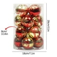 thumbnail image 2 of RICHMJ 16Pcs Christmas Balls Ornaments for Xmas Tree - 3.15Inch Large Shatterproof Christmas Tree Decorations Hanging Ball for Holiday Wedding Party Decoration(Orange), 2 of 7