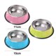thumbnail image 2 of Cuencos para gatos para comida y agua, 3 piezas Rapsrk, antideslizantes, de acero inoxidable, pequeños cuencos para comida para gatos, cuencos para mascotas, platos apilables para cachorros y gatos, 2 of 6